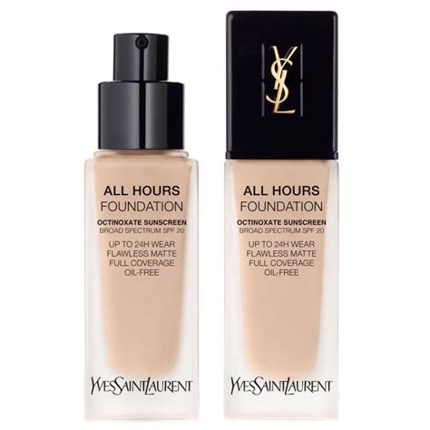 yves saint laurent all hours full coverage matte foundation b60|ysl beauty all hours foundation.